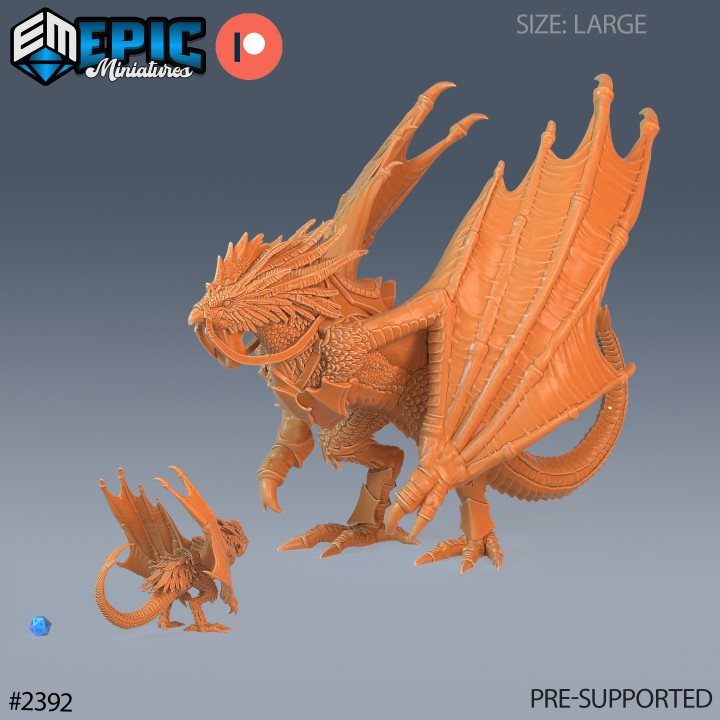 Cockatrice Classic Mount / Huge Chicken Lizard Hybrid / Magical Bird Bat Beast