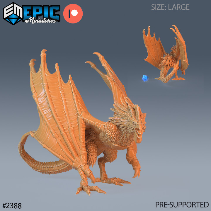 Cockatrice Classic Set / Huge Chicken Lizard Hybrid / Magical Bird Bat Beast