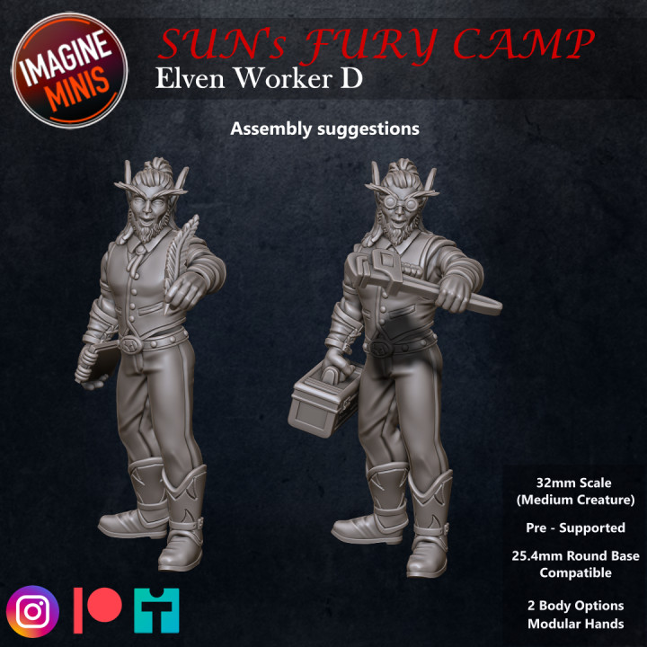 Sun's Fury Camp - Elven Worker D image