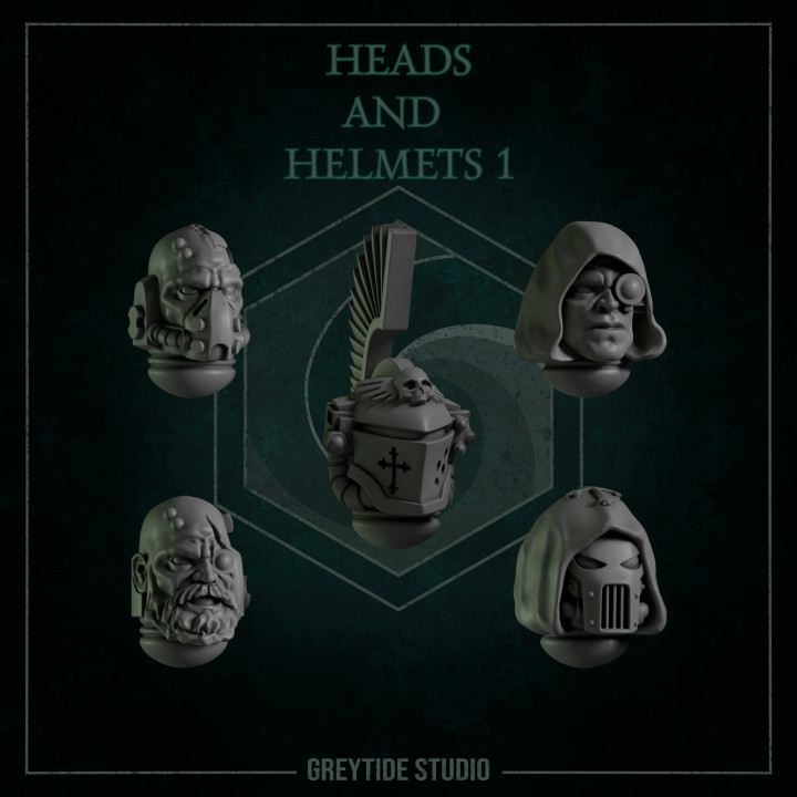 Heads and Helmets 1