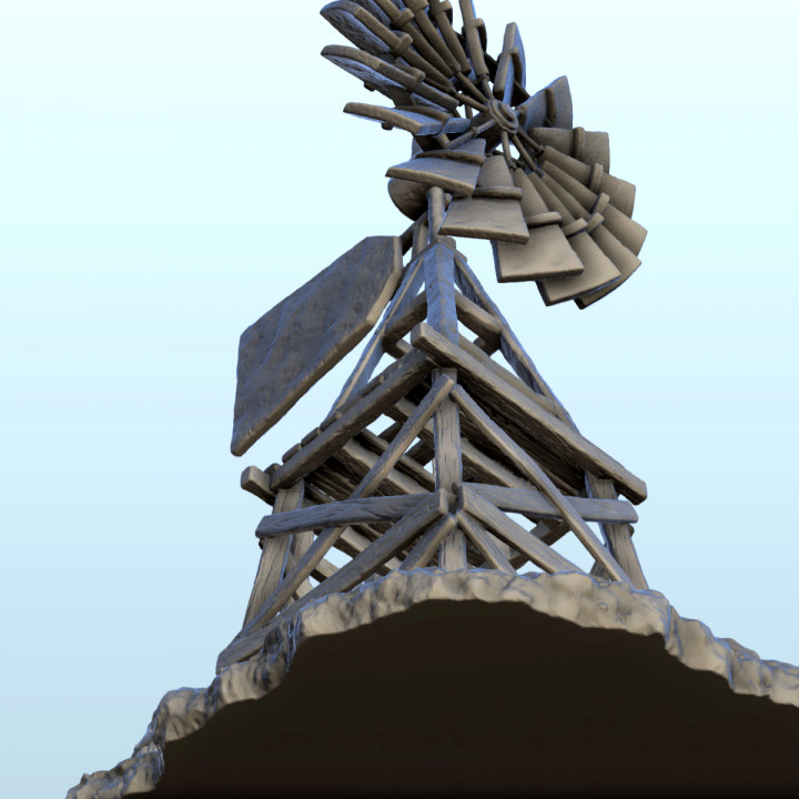 Windmill of pumping in wood (14) - Six Gun Sound Desperado Old Chronicles Gunfight Gutshot Blackwater Gulch image