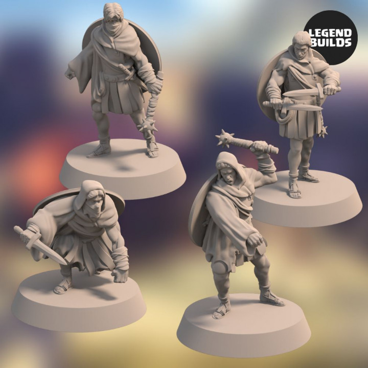 The Expediates - Set 1 - 3D printable miniature – STL file image