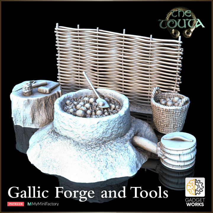 Gaul blacksmiths and forge - The Touta image