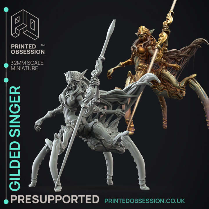 Flesh of Gold - 11 model Pack - PRESUPPROTED - 32mm scale image