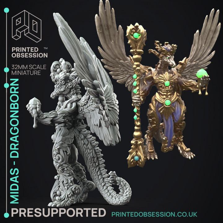Flesh of Gold - 11 model Pack - PRESUPPROTED - 32mm scale