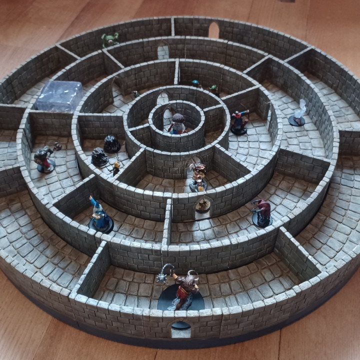 WDhex Revolving Labyrinth - base construction image