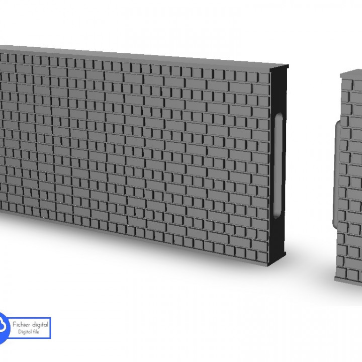 Brick wall modular system 4 - Architecture Urban Scenery Modern WWII Napoleonic War of the Rose image