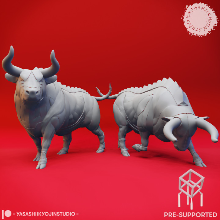 Gorgon Herd - Tabletop Miniatures (Pre-Supported) image