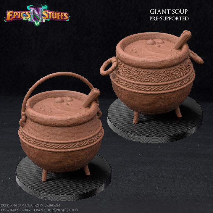 Giant Soup Miniatures - Pre-Supported