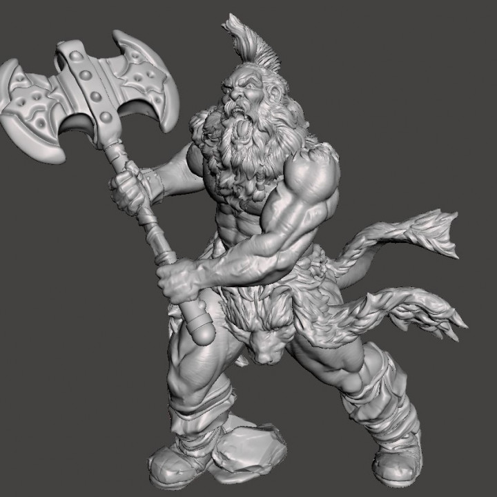 Barbarian Axe Warrior image