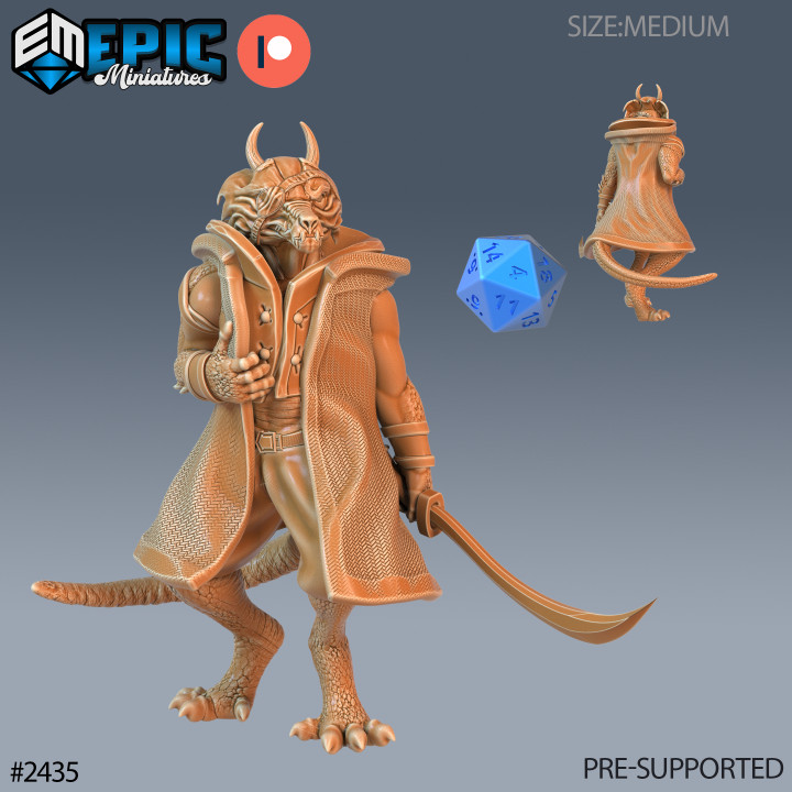 Winter Kobold Captain / Draconic Frost Lizard / Snowy Dragon Servant / Dragonkin Ice Ranger