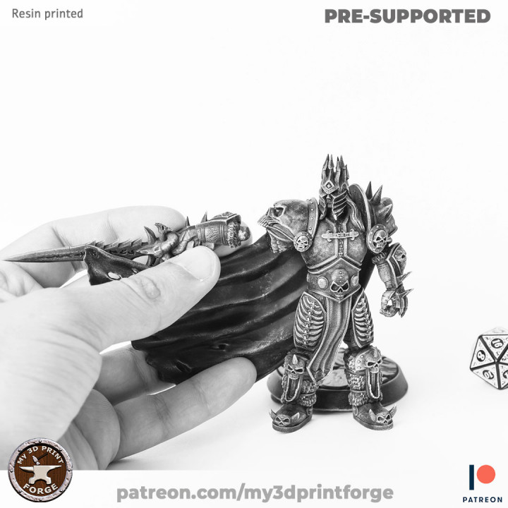 Death King with Sword 32mm and 75mm sup