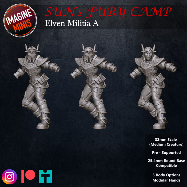 Sun's Fury Camp - Elven Militia A image