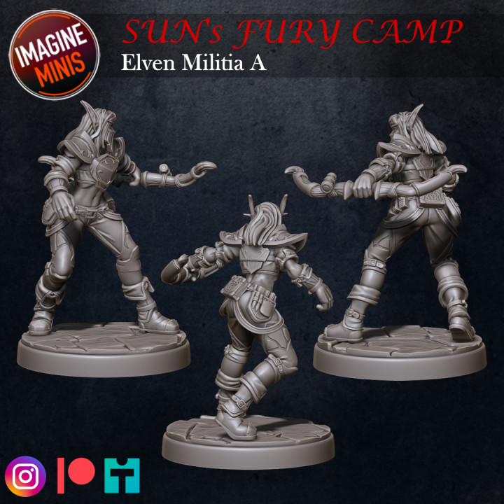 Sun's Fury Camp - Elven Militia A image