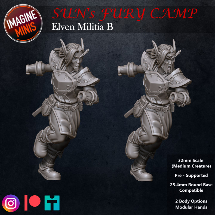 Sun's Fury Camp - Elven Militia B image