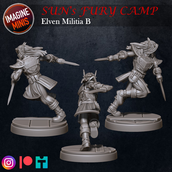 Sun's Fury Camp - Elven Militia B image