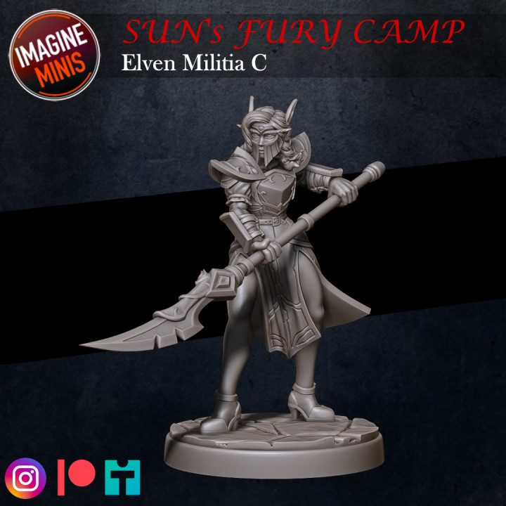 Sun's Fury Camp - Elven Militia C image