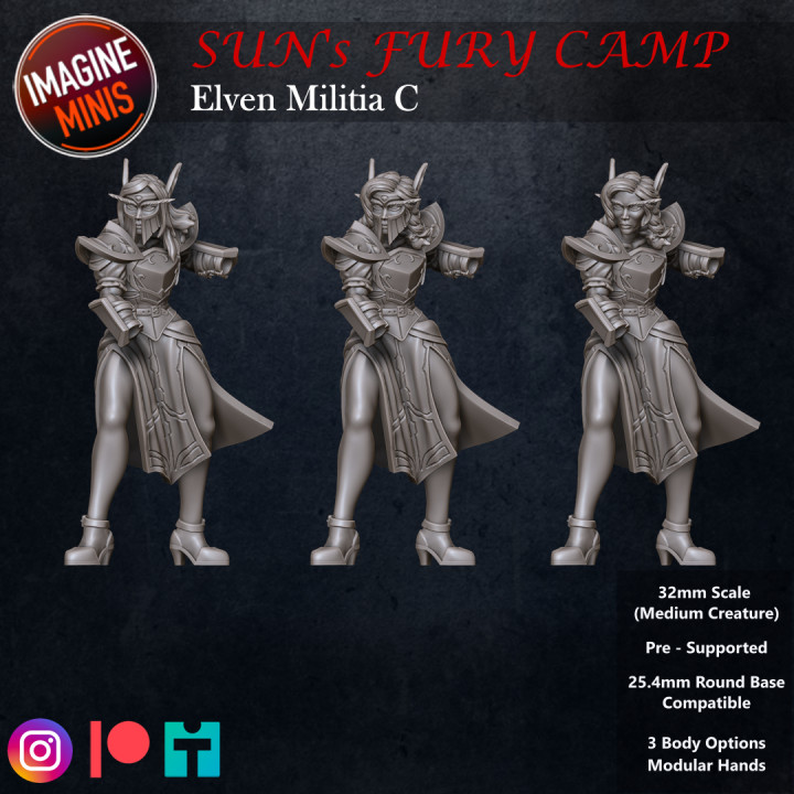 Sun's Fury Camp - Elven Militia C image