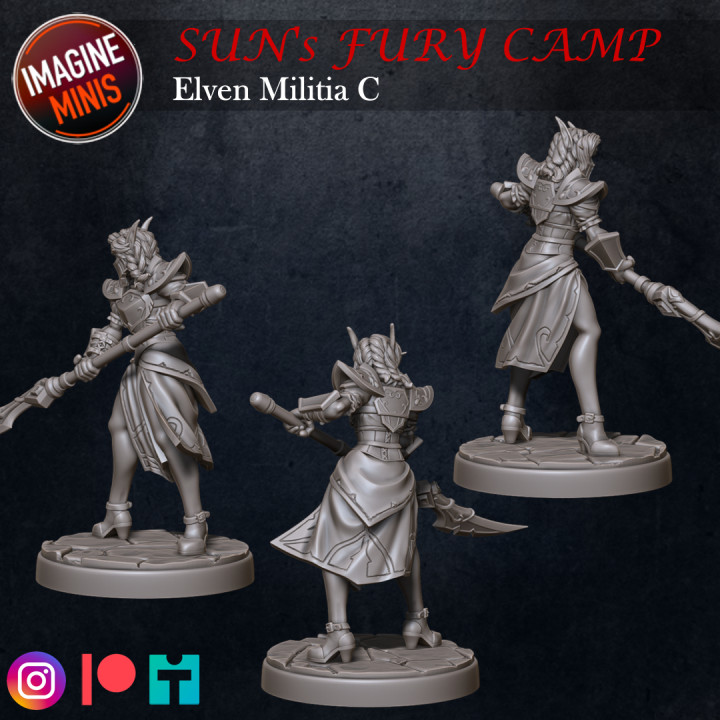 Sun's Fury Camp - Elven Militia C image