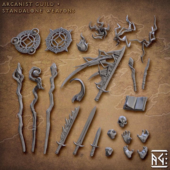Standalone Weapons and Hands (Arcanist's Guild) image