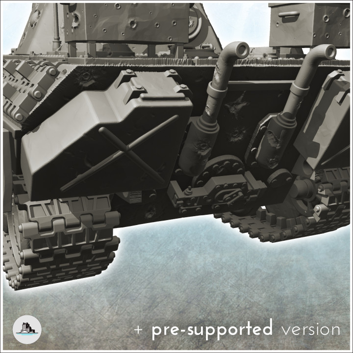 Panzer V Panther Ausf. A (damaged) - WW2 German Flames of War Bolt Action Command Blitzgrieg image