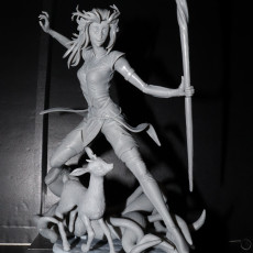 Picture of print of Insecure Half-Elf Druid | 237mm
