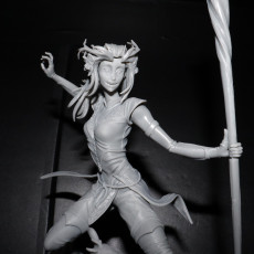 Picture of print of Insecure Half-Elf Druid | 237mm