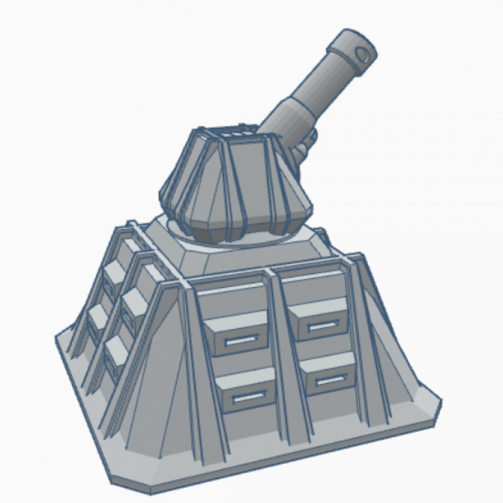 Long Tom Artillery Emplacement Mil037