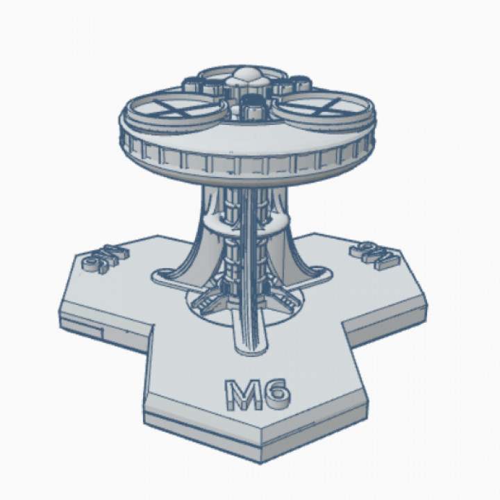 VTOL Skyport Hex Map Scale HMSSF052 image