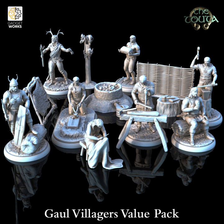 Gaul / Celtic Villagers NPC Value Pack
