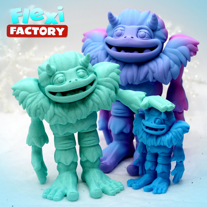 Public Release: Flexi Print-In-Place Yeti image