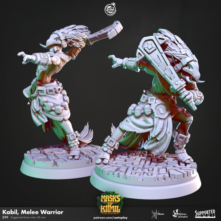 Kabil, Melee Warrior (Pre-Supported) image