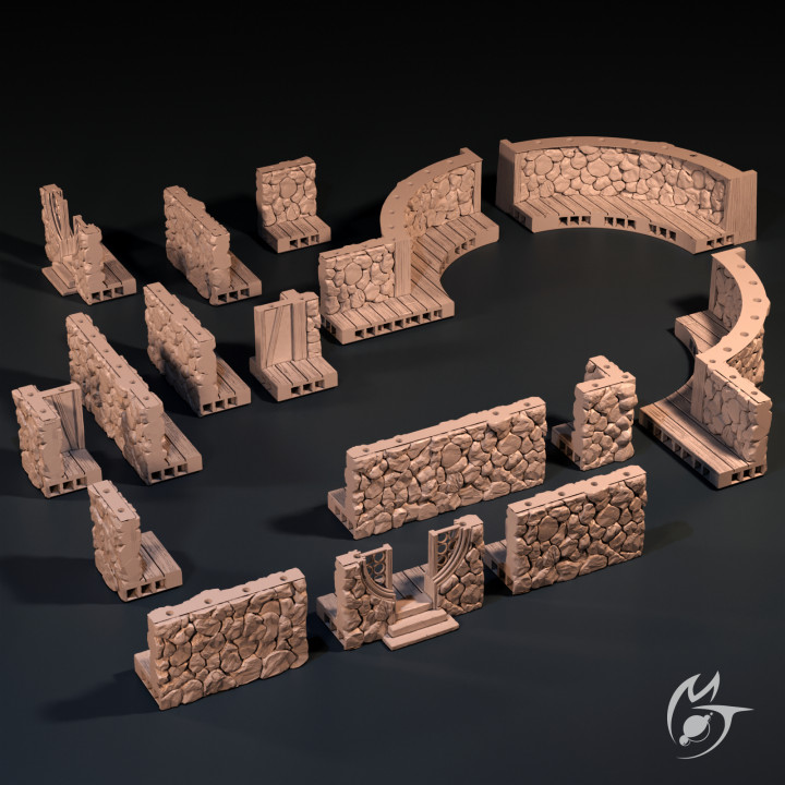 Magic Item Shop & Mansion - modular OpenLOCK terrain image