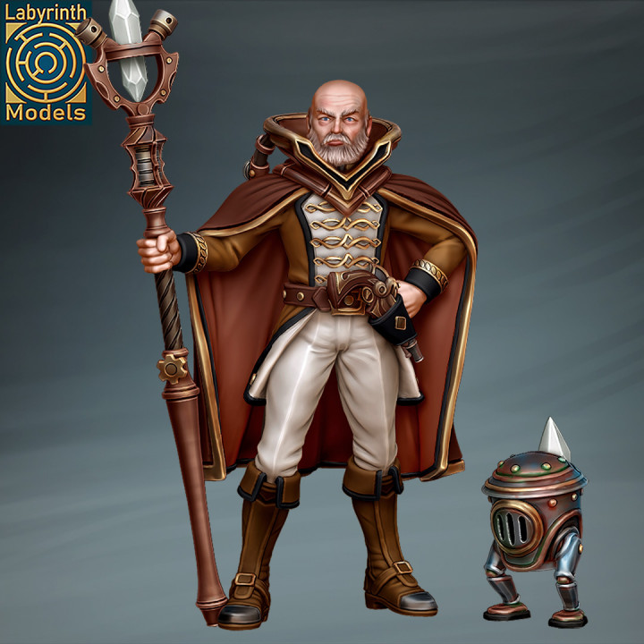 Magitek Empire Master Mage - 32mm scale image