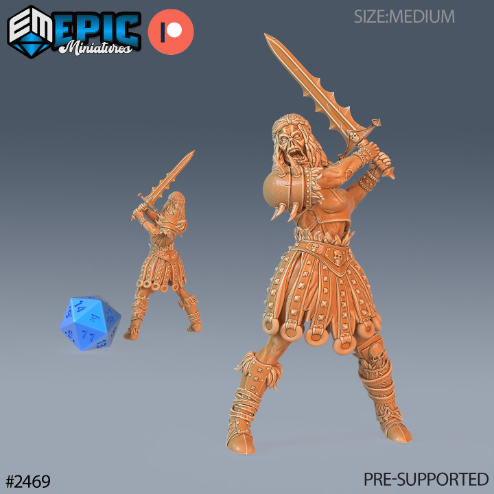 Zombie Knight Female Set / Undead Armored Warrior / Walking Dead / Evil Skeleton Army / Graveyard Encounter