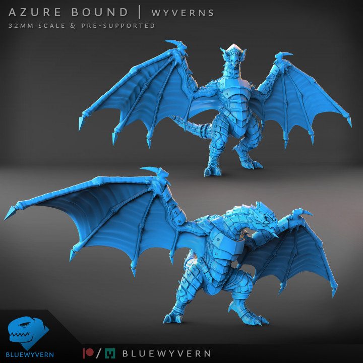 Azure Bound - Wyverns image