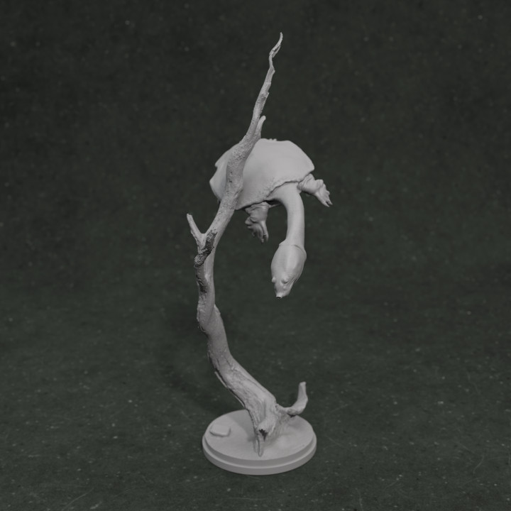 Apertotemporalis swimming 1-35 scale pre-supported prehistoric turtle