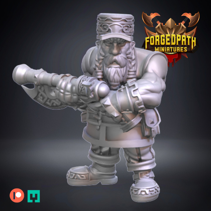 Dwarf Pirate Gunners - White Beard's Pirates image