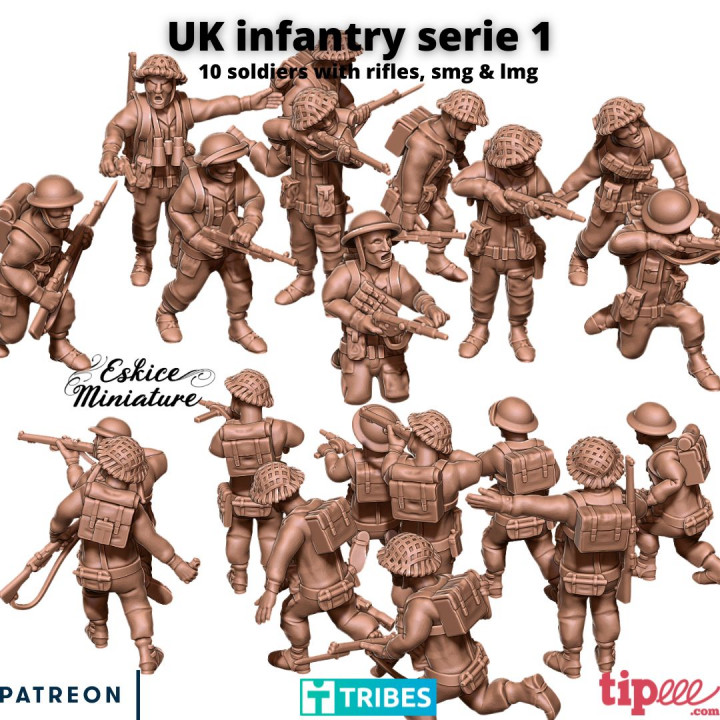 UK infantry serie 1 - 28mm image