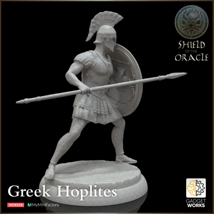 Greek Hoplites 7 figure Value Pack image