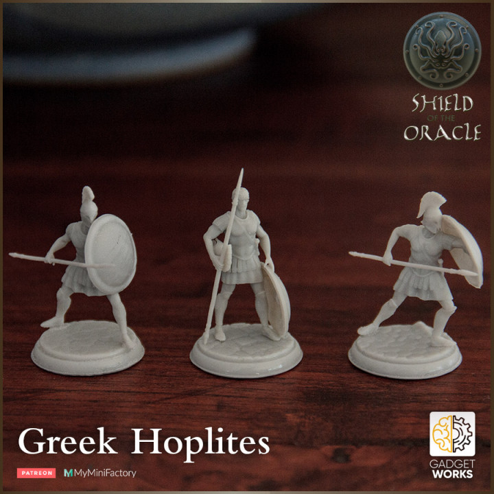 Greek Hoplites 7 figure Value Pack image