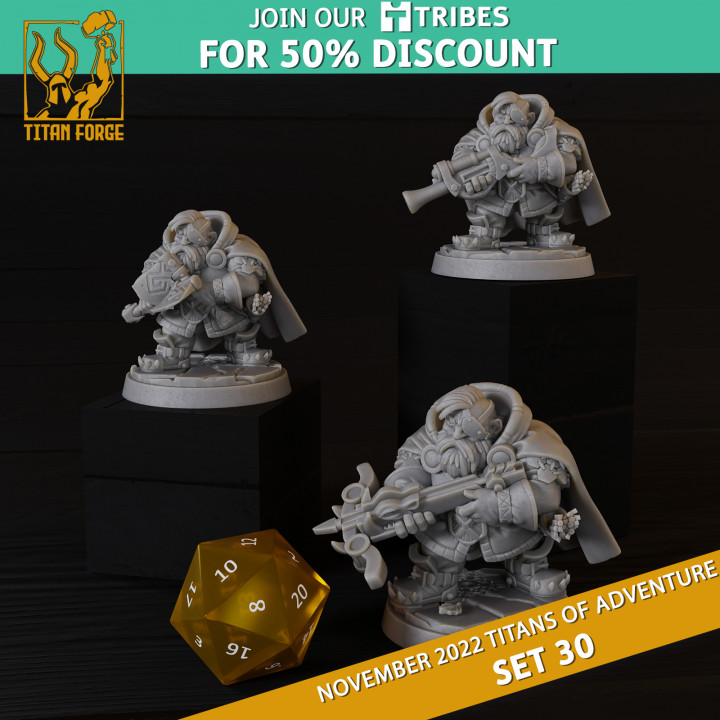RPG - DnD Hero Characters - Titans of Adventure Set 30