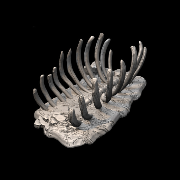 TΧAD01 Skeletal Animals Terrain :: Black Blossom Games image