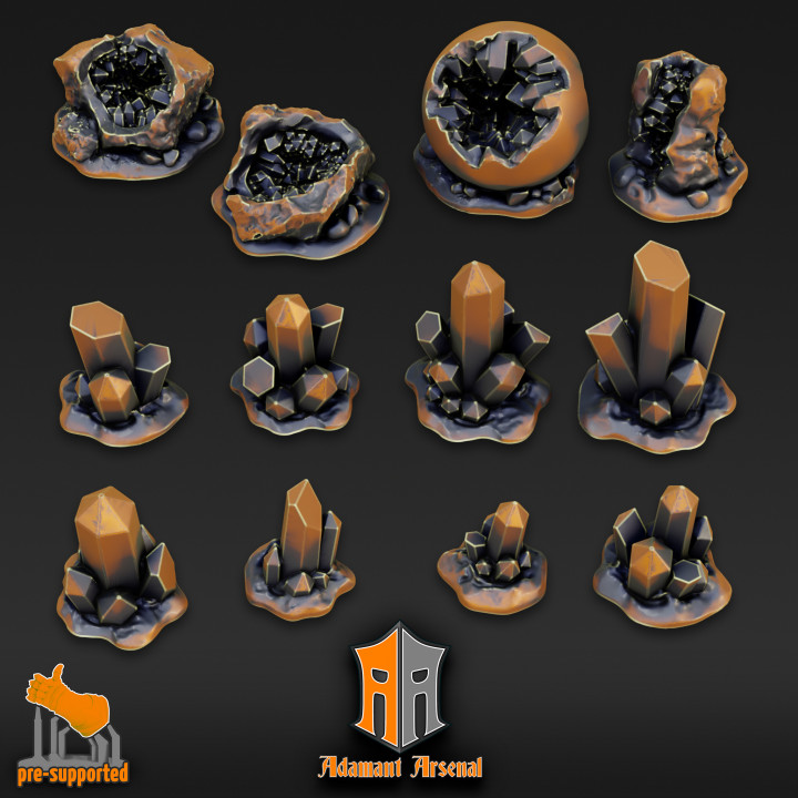 Basing Bits - Crystals and Geodes