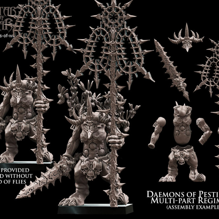 Daemons of Pestilence multi-part regiment image