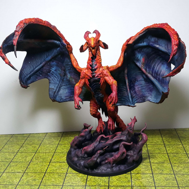 3D Print of Nebula Dragon | PRESUPPORTED | Journey Through the Astral ...