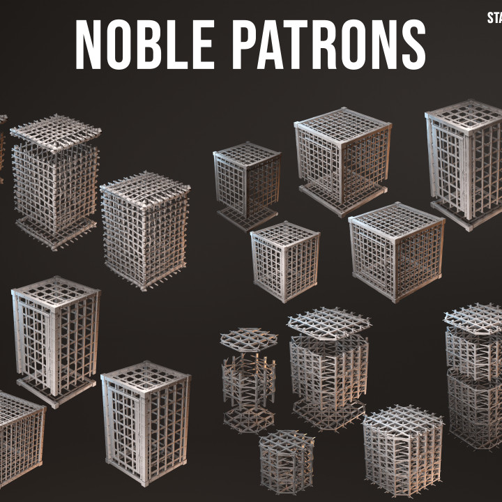 Cages and Stairblocks - Noble Patrons October 2022 image