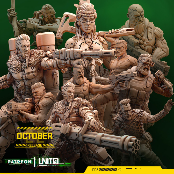 Cyberpunk models BUNDLE - Raiders of Ymir (October22 release) image