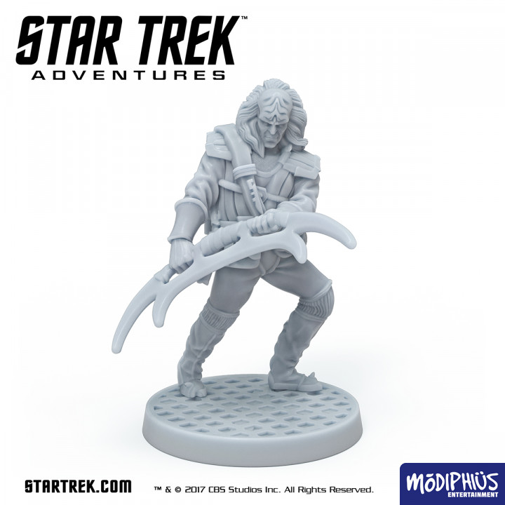 3D Printable Star Trek Adventures - TNG Klingon Male Lieutenant 2 by ...