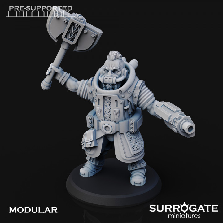 3D Printable Zoltan Alliance Spec Ops Warriors, Surrogate Miniatures ...